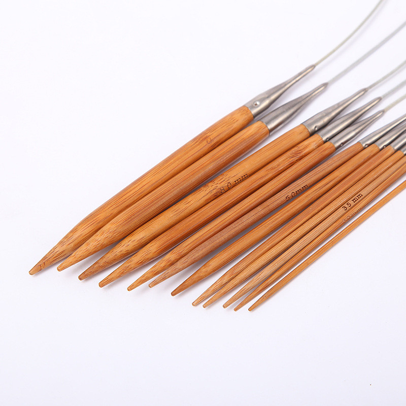 Druty bambusowe 6 mm na żyłce 80 cm - produkt wyplatamy.pl 4