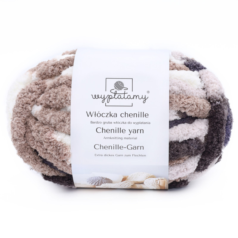 Włóczka chenille standard kolor nr 78 - 230g - produkt wyplatamy.pl 1