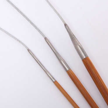 Druty bambusowe 10 mm na żyłce 80 cm - produkt 3