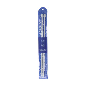 Druty aluminiowe proste 35 cm - 7 mm