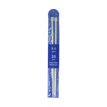 Druty aluminiowe proste 35 cm - 9 mm