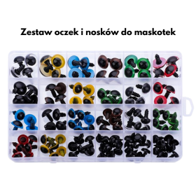Zestaw oczek i nosków do maskotek