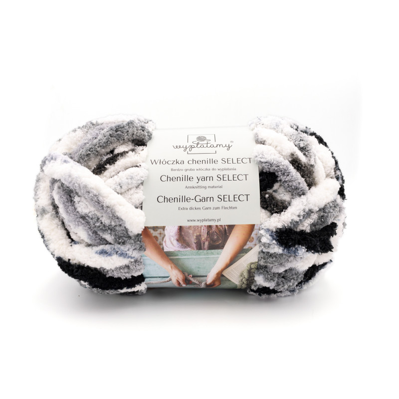 Włóczka chenille select kolor nr 49 - 300g - produkt wyplatamy.pl 1