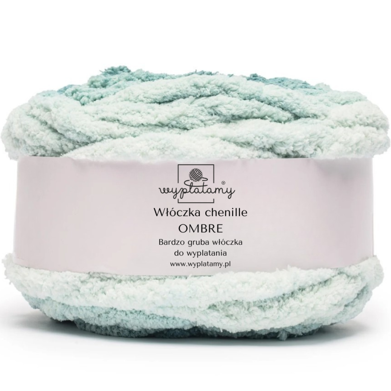 Włóczka chenille OMBRE kolor nr 753 - 600g - produkt wyplatamy.pl 1