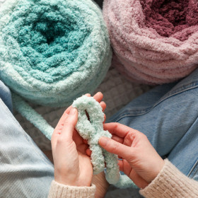 Włóczka chenille OMBRE kolor nr 753 - 600g - produkt 2