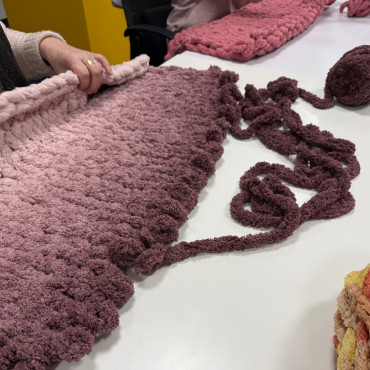 Włóczka chenille OMBRE kolor nr 751 - 600g - produkt 2
