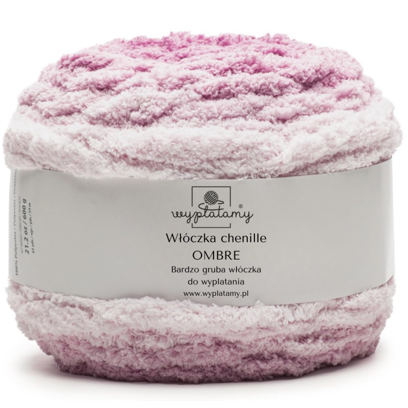 Włóczka chenille OMBRE kolor nr 74 - 600g - produkt wyplatamy.pl 1