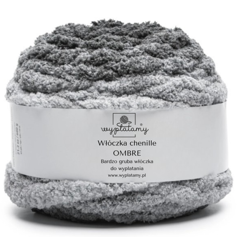Włóczka chenille OMBRE kolor nr 73 - 600g - produkt wyplatamy.pl 1