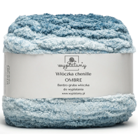 Włóczka chenille OMBRE kolor nr 67 - 600g