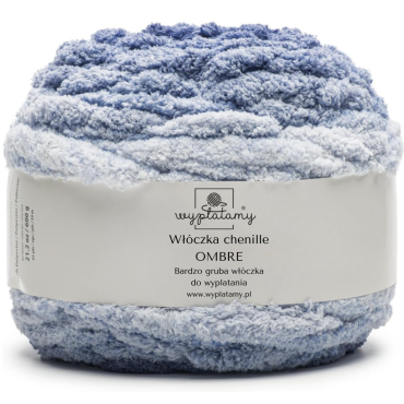 Włóczka chenille OMBRE kolor nr 71 - 600g