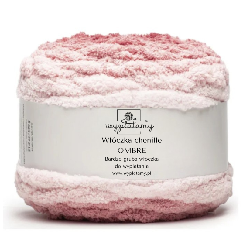 Włóczka chenille OMBRE kolor nr 70 - 600g - produkt wyplatamy.pl 1