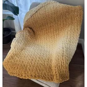 Włóczka chenille OMBRE kolor nr 68 - 600g - produkt 2