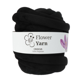 Włóczka FlowerYarn Crocus Czarny 500g – gruba włóczka do torebek i projektów DIY