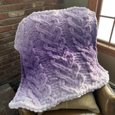 Włóczka chenille OMBRE kolor nr 72 - 600g - produkt 2