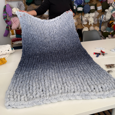 Włóczka chenille OMBRE kolor nr 71 - 600g - produkt 2