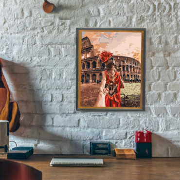 Spacer po Coloseum 40x50cm - malowanie po numerkach - produkt 3