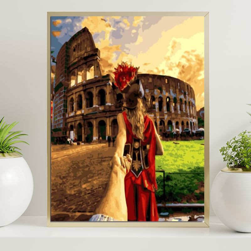 Spacer po Coloseum 40x50cm - malowanie po numerkach - produkt wyplatamy.pl 1
