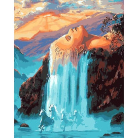 Magiczny Wodospad 40x50cm - malowanie po numerkach - produkt 2