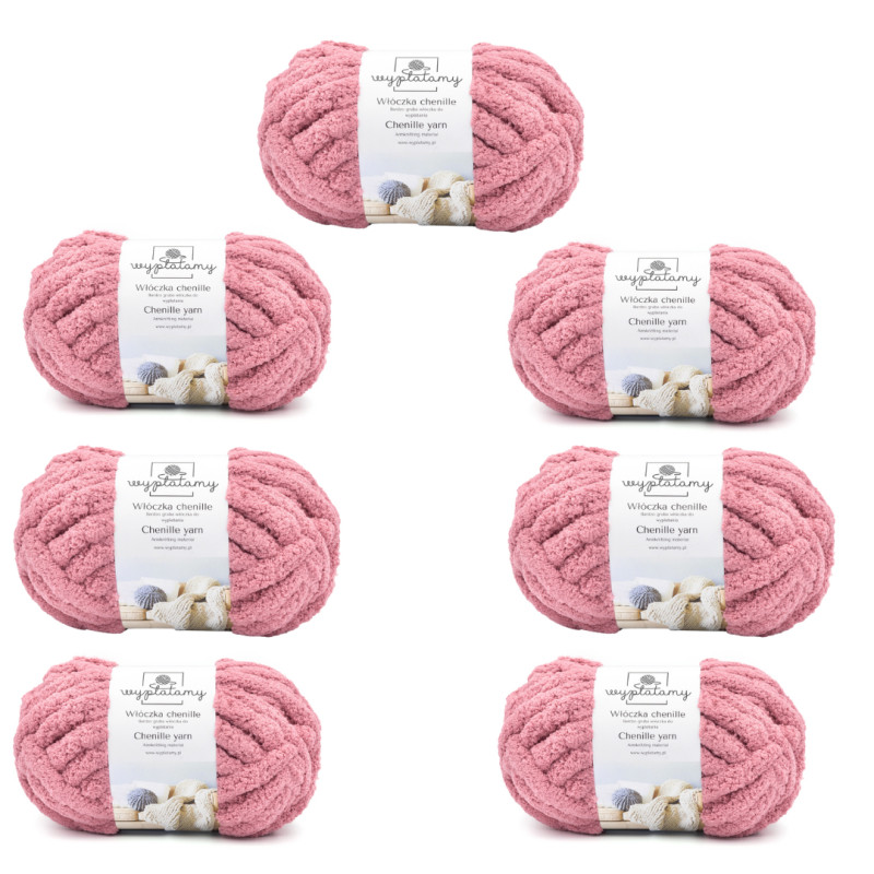 Zestaw kreatywny do wyplatania koca z 7 motków włóczki - produkt wyplatamy.pl 1