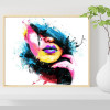 Zobacz Kolorowa Twarz 40x50cm - malowanie po numerkach