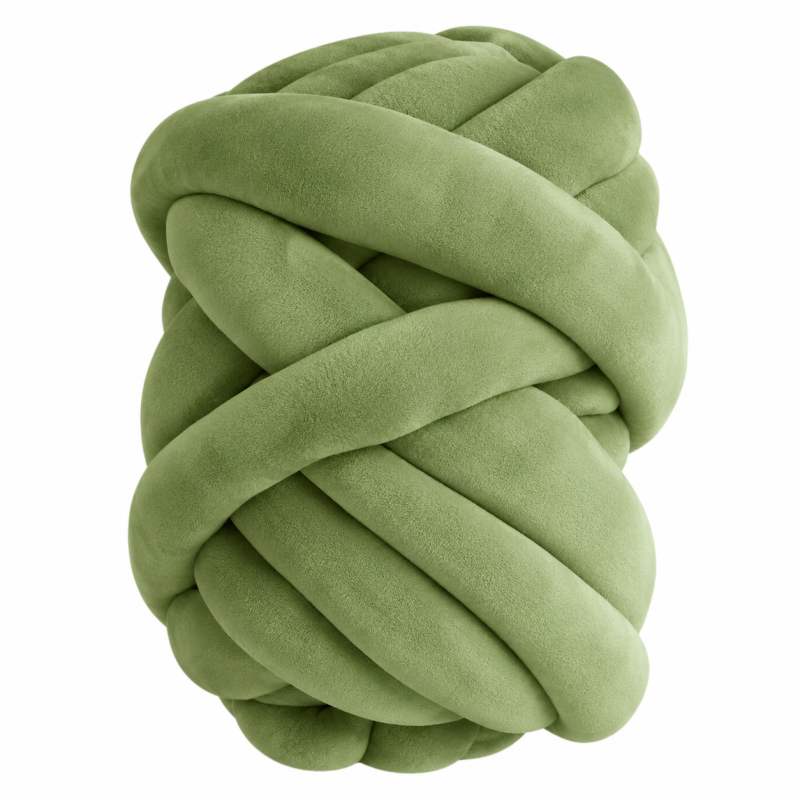 Aksamitna gruba włóczka Tube Marshmallow 5 cm – szałwiowy - produkt wyplatamy.pl 1