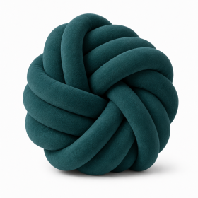 Aksamitna gruba włóczka Tube Marshmallow 5 cm – morski - produkt 2