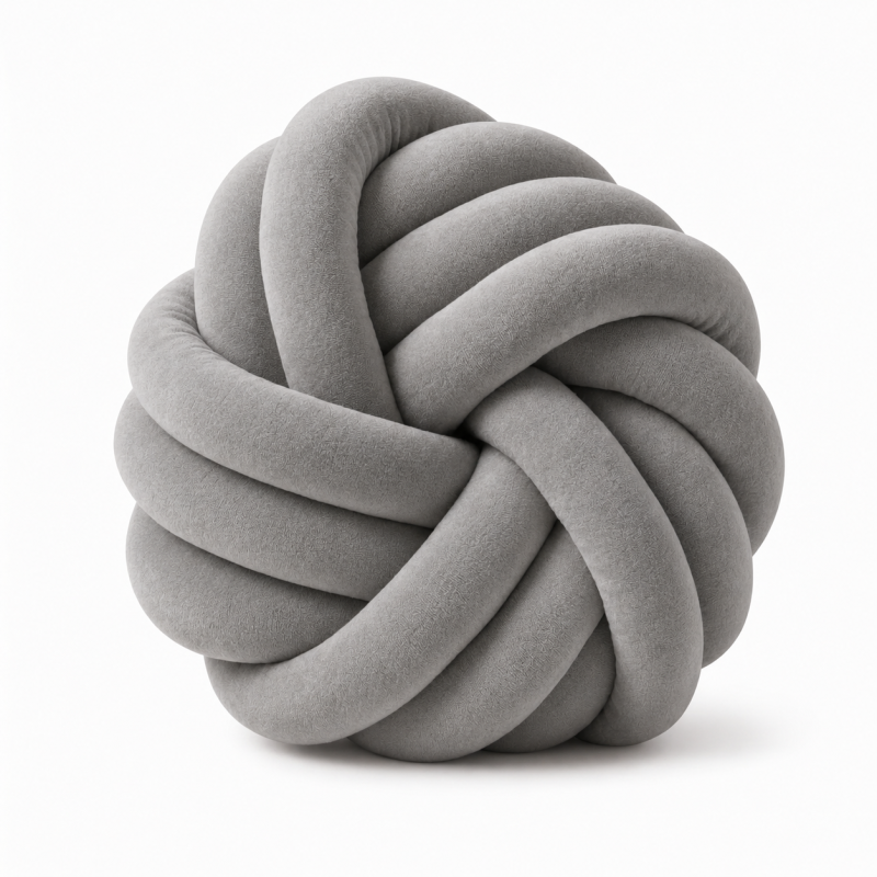 Aksamitna gruba włóczka Tube Marshmallow 5 cm – ciemny szary - produkt wyplatamy.pl 2