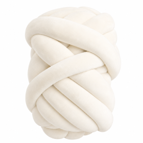 Aksamitna gruba włóczka Tube Marshmallow 5 cm – śmietankowy