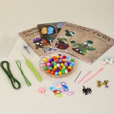 Zestaw do szydełkowania DIY – Roślinki - produkt 4