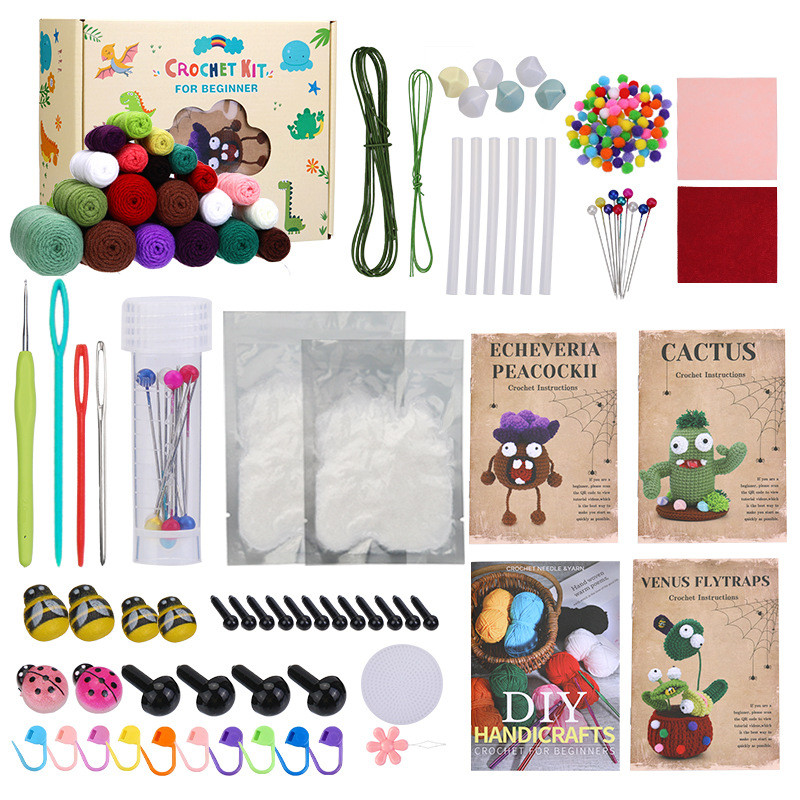 Zestaw do szydełkowania DIY – Roślinki - produkt wyplatamy.pl 5