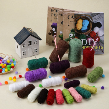 Zestaw do szydełkowania DIY – Roślinki - produkt 2
