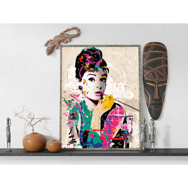 Audrey Hepburn 40x50cm - malowanie po numerkach - produkt 3