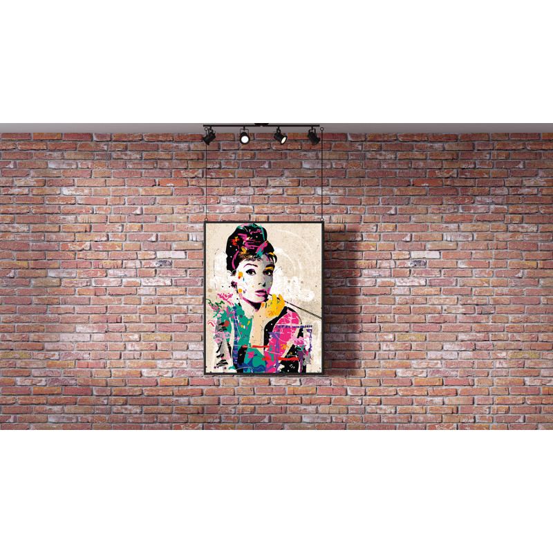 Audrey Hepburn 40x50cm - malowanie po numerkach - produkt wyplatamy.pl 4
