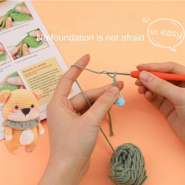 Zestaw do szydełkowania DIY – Piesek Corgi - produkt 5