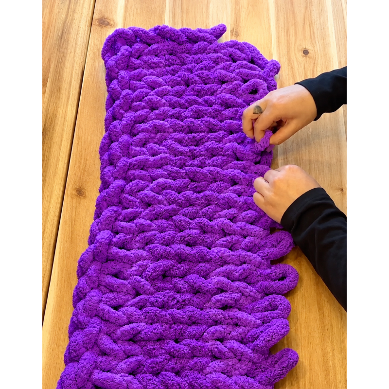 Włóczka chenille standard kolor nr 40 - 230g - produkt wyplatamy.pl 2