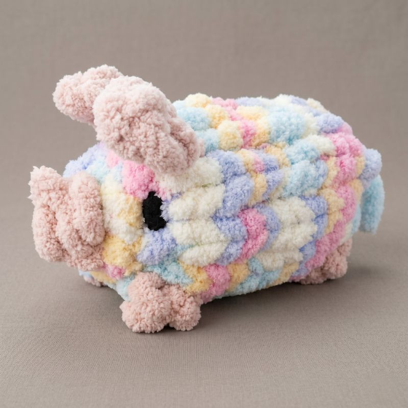Włóczka chenille standard kolor nr 56 - 230g - produkt wyplatamy.pl 2