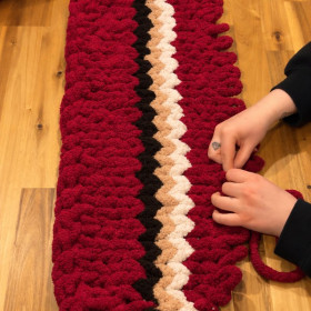 Włóczka chenille standard kolor nr 75 - 230g - produkt 2
