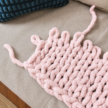Włóczka chenille standard kolor nr 909 - 300g - produkt 2