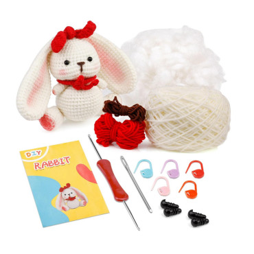 Zestaw do szydełkowania DIY – Króliczek - produkt 4