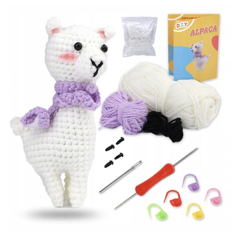 Zestaw do szydełkowania DIY – Alpaka - produkt wyplatamy.pl 3