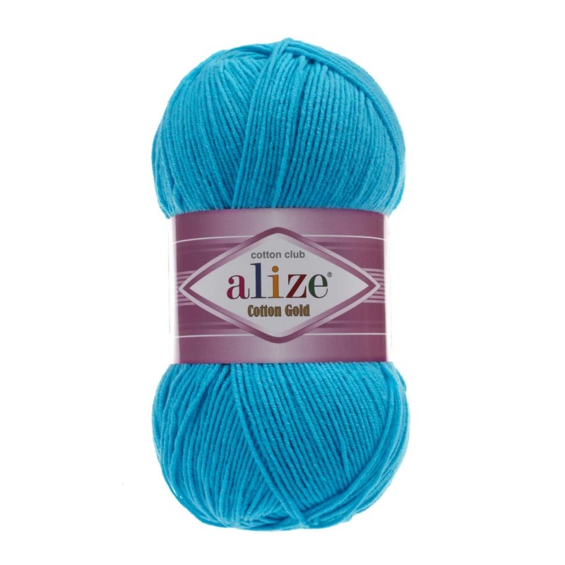 Włóczka Alize Cotton Gold 16 niebieski - produkt wyplatamy.pl 1