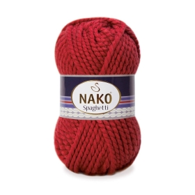 Włóczka Nako Spaghetti 1175 czerwony