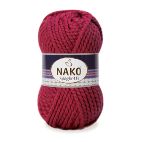 Włóczka Nako Spaghetti 3630 bordowy