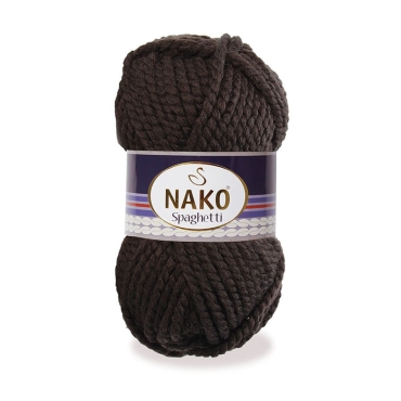 Włóczka Nako Spaghetti 4987 czekoladowy brąz