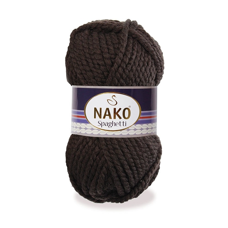 Włóczka Nako Spaghetti 4987 czekoladowy brąz - produkt wyplatamy.pl 1