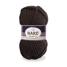 Włóczka Nako Spaghetti 4987 czekoladowy brąz