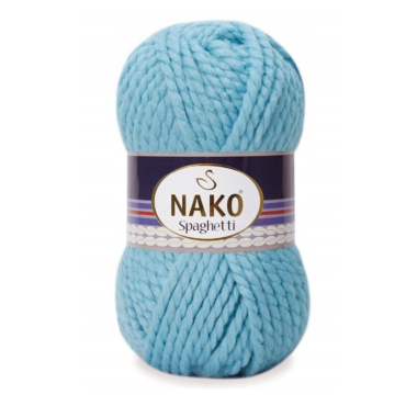 Włóczka Nako Spaghetti 6199 błękitny