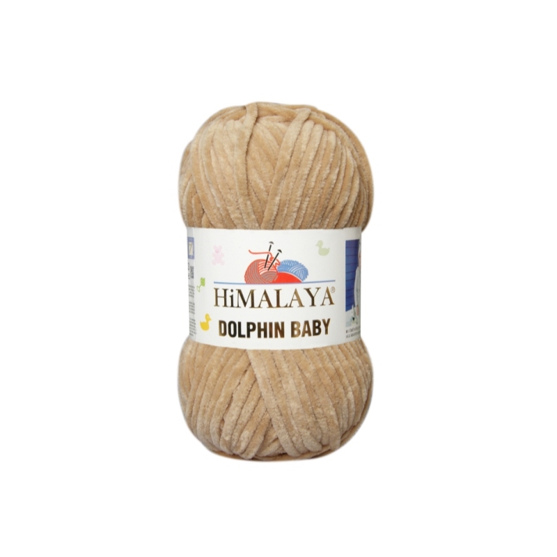Włóczka Himalaya Dolphin Baby 80365 ciepły beżowy - produkt wyplatamy.pl 1