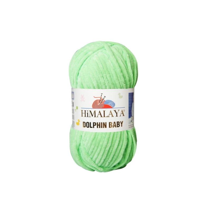 Włóczka Himalaya Dolphin Baby 80350 zielony - produkt wyplatamy.pl 1