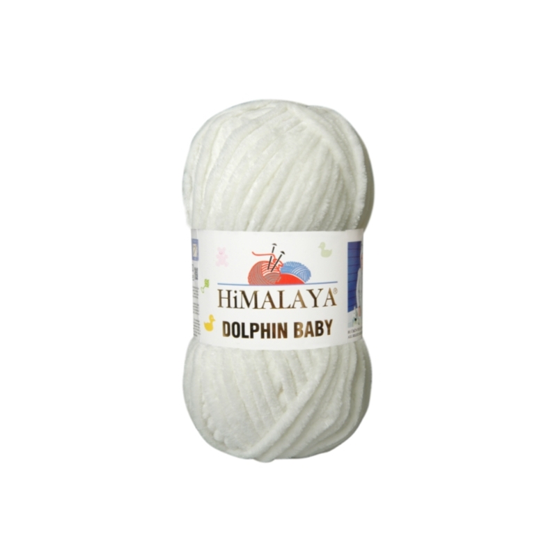 Włóczka Himalaya Dolphin Baby 80363 śmietankowy - produkt wyplatamy.pl 1